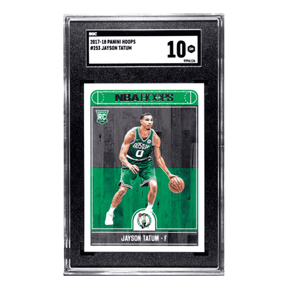 Jayson Tatum SGC 10 2017-18 Panini Hoops Card #253