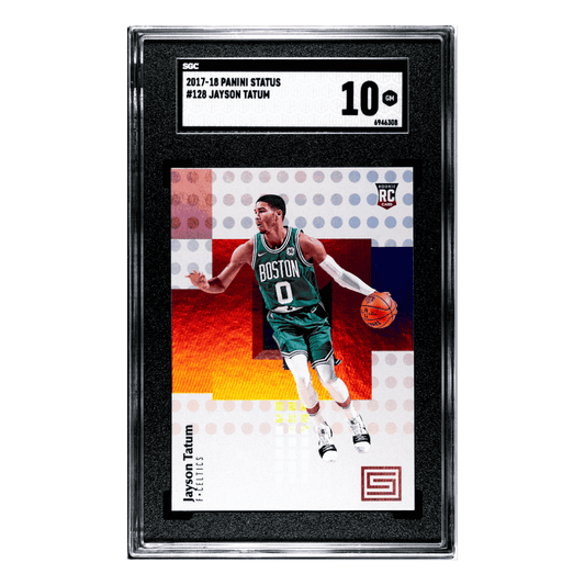 Jayson Tatum SGC 10 2017-18 Panini Status Card #128