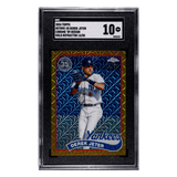 Derek Jeter SGC 10 2024 Topps Chrome '89 Design Gold Refractor Card #2T89C-25