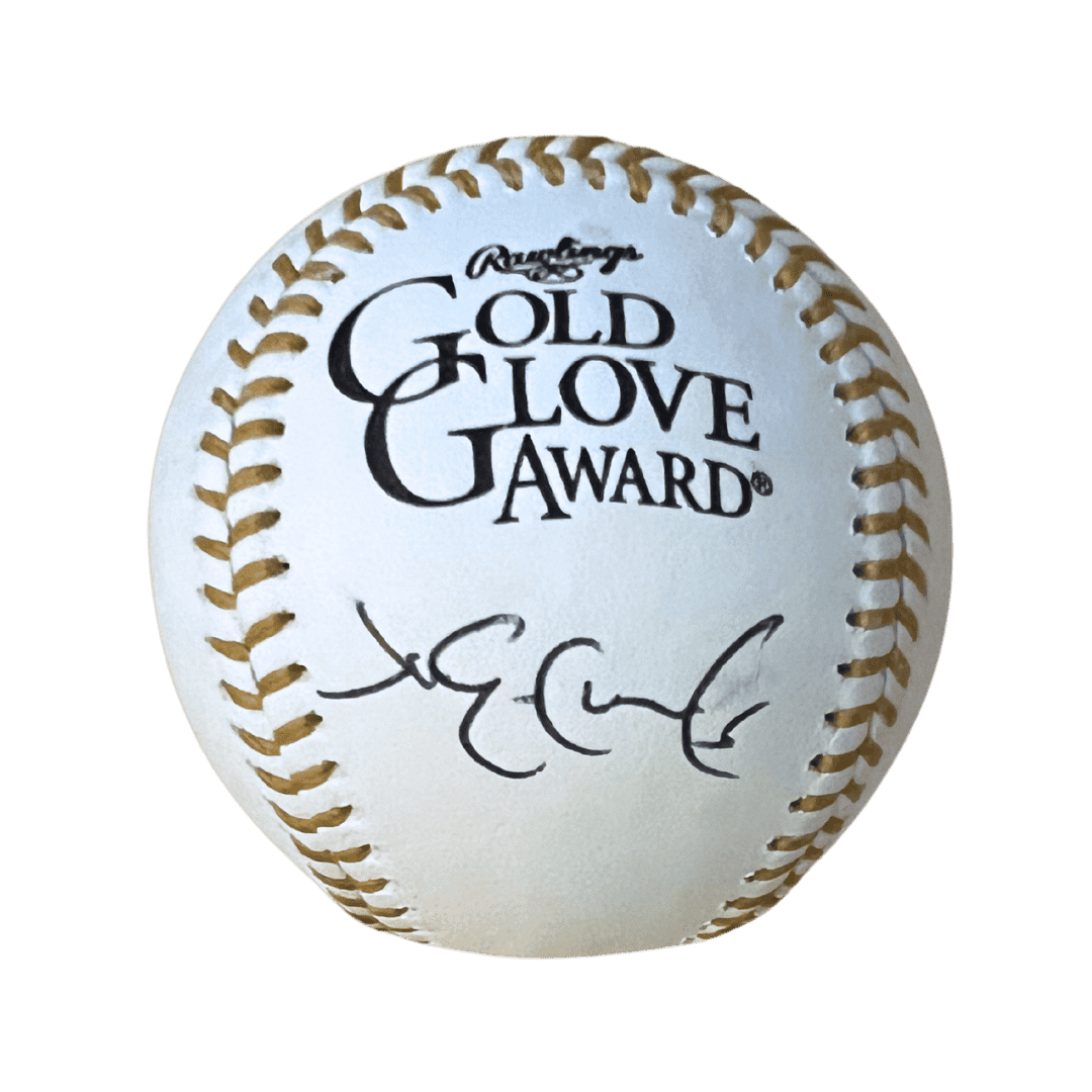 Jim Edmonds St Louis Cardinals Autographed Gold Glove Baseball - JSA COA