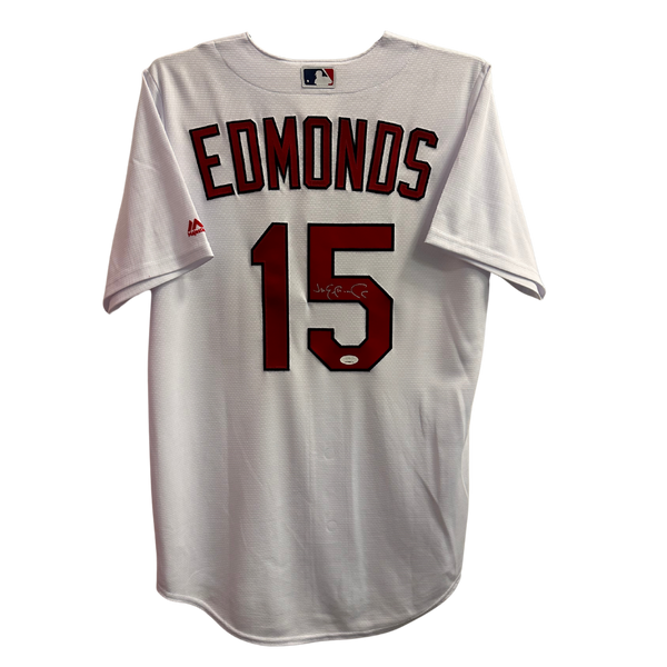 Jim Edmonds St Louis Cardinals Autographed Majestic Replica Jersey - J –  Fan Cave