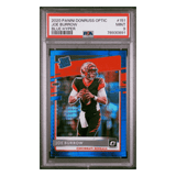 Joe Burrow PSA 9 2020 Panini Donruss Optic Blue Hyper Rated Rookie Card #151