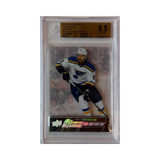 Joel Edmundson BGS 9.5 2015-16 Upper Deck Young Guns Clear Cut Acetate Hockey Rookie Card