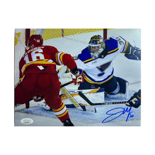 Joel Hofer St Louis Blues Autographed 8x10 Photo - JSA COA