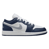 Jordan 1 Low Midnight Navy Wolf Grey (GS)