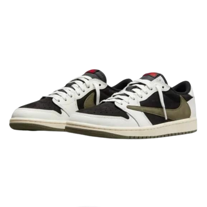 Jordan 1 Retro Low OG SP Travis Scott Olive PS Fan Cave