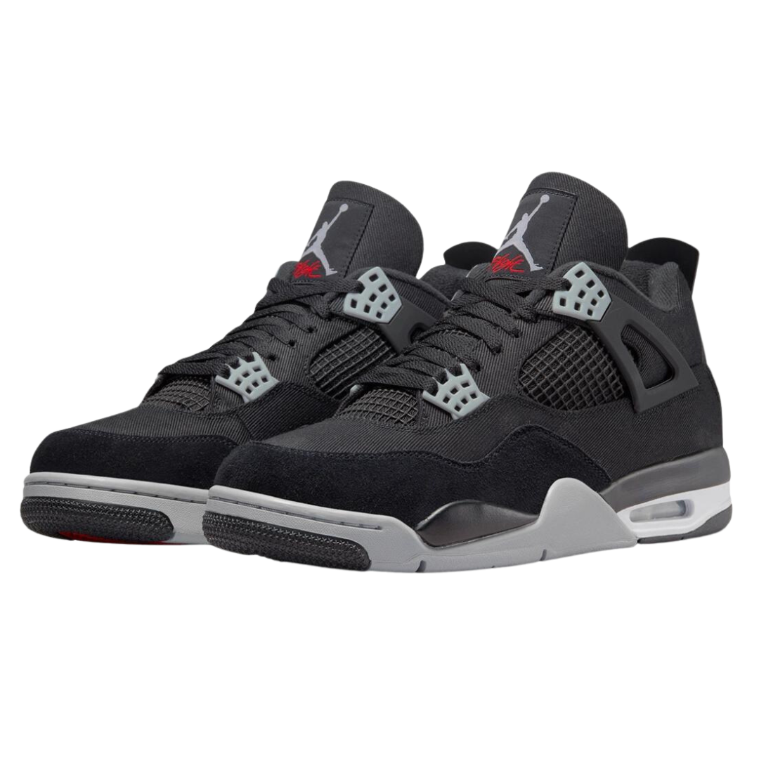 Jordan 4 Retro Black Canvas