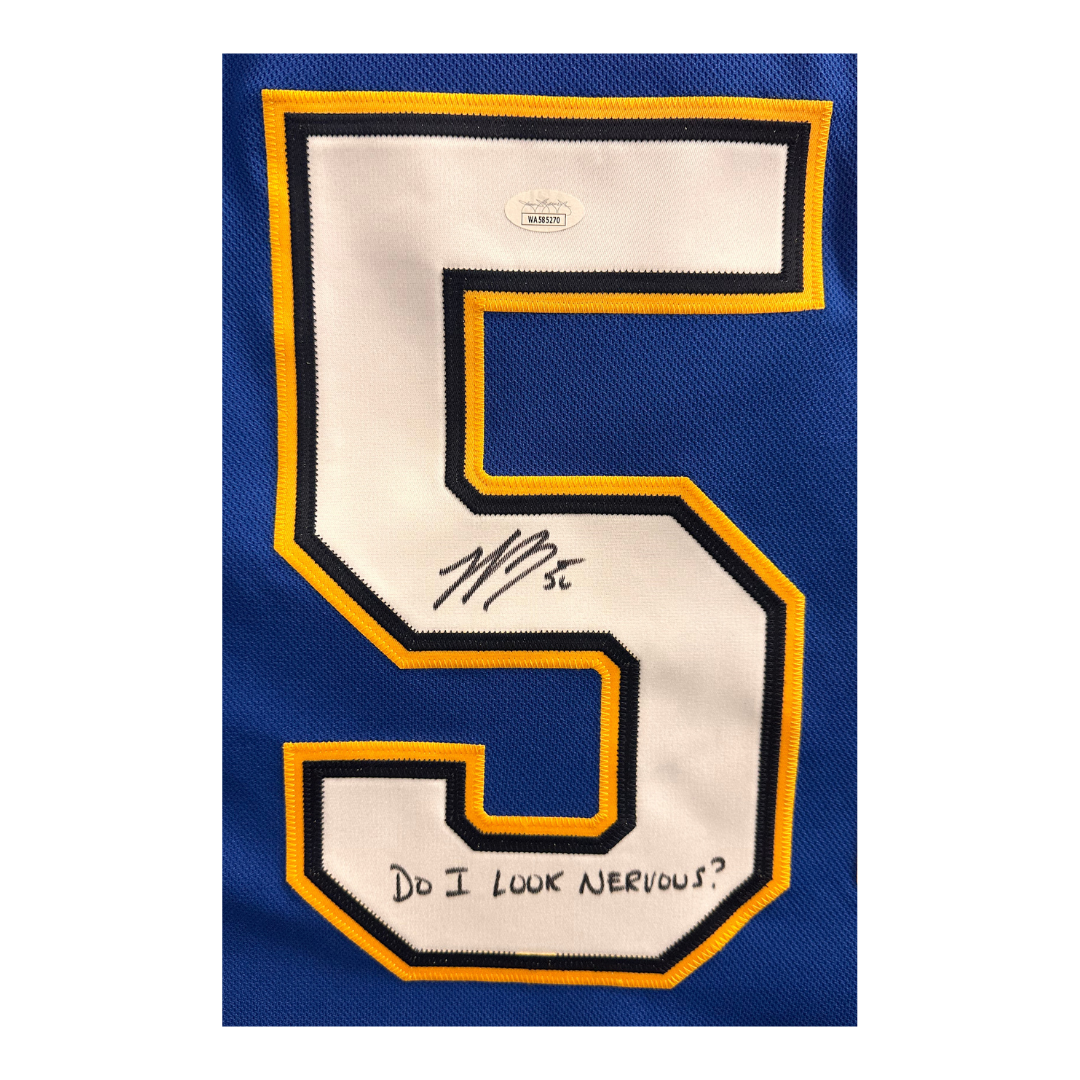 Jordan Binnington St Louis Blues Autographed Adidas Retro Jersey - JSA –  Fan Cave