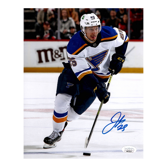 Jordan Kyrou St Louis Blues Autographed Skating Photo - JSA COA