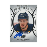 Jordan Kyrou 2018-19 Upper Deck - UD Portraits Rookies #P-85 Autographed - JSA COA