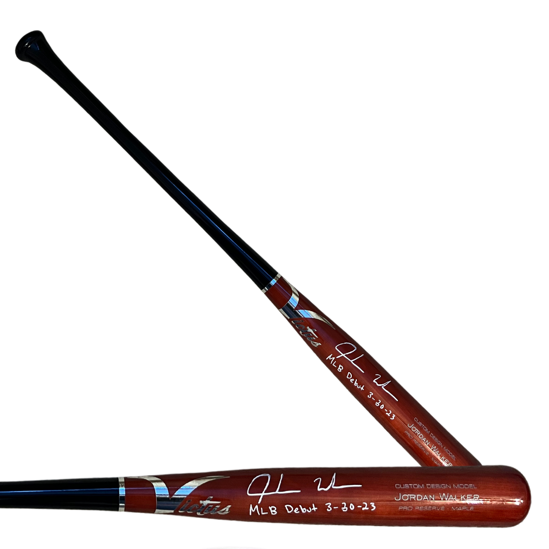 Jordan Walker St Louis Cardinals Autographed Maple Victus Custom Desig ...