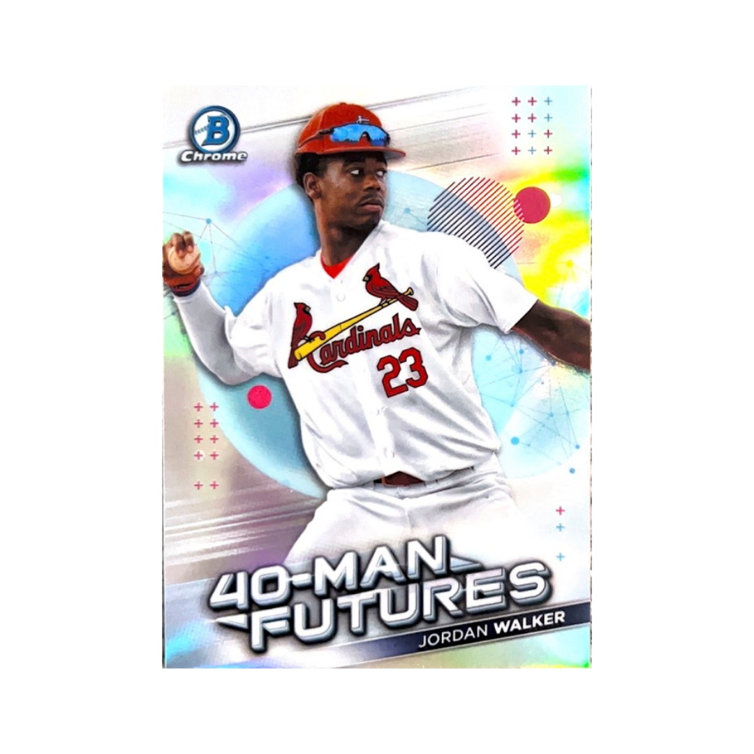 Jordan Walker St Louis Cardinals 2021 Bowman Chrome 40-Man Futures Rookie Card #FMF-10