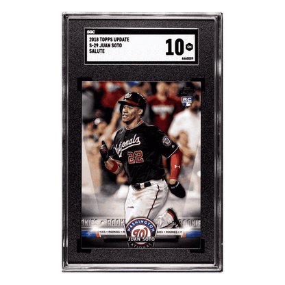 Juan Soto SGC 10 2018 Topps Update Salute Card #S-29