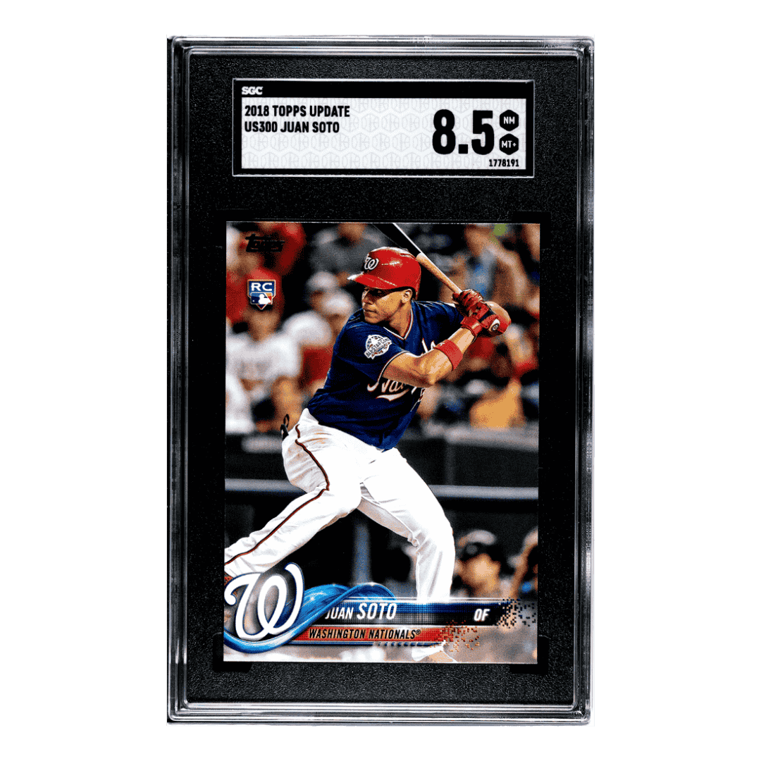 Juan Soto SGC 8.5 2018 Topps Update Rookie RC Card #US300