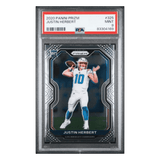 Justin Herbert PSA 9 2020 Panini Prizm Rookie RC Card #325