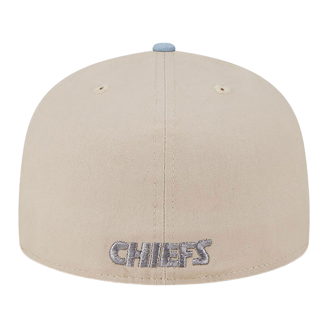 Kansas City Chiefs 2003 Pro Bowl Patch Twill New Era Stone 59FIFTY Fitted Hat