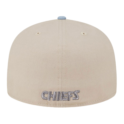 Kansas City Chiefs 2003 Pro Bowl Patch Twill New Era Stone 59FIFTY Fitted Hat