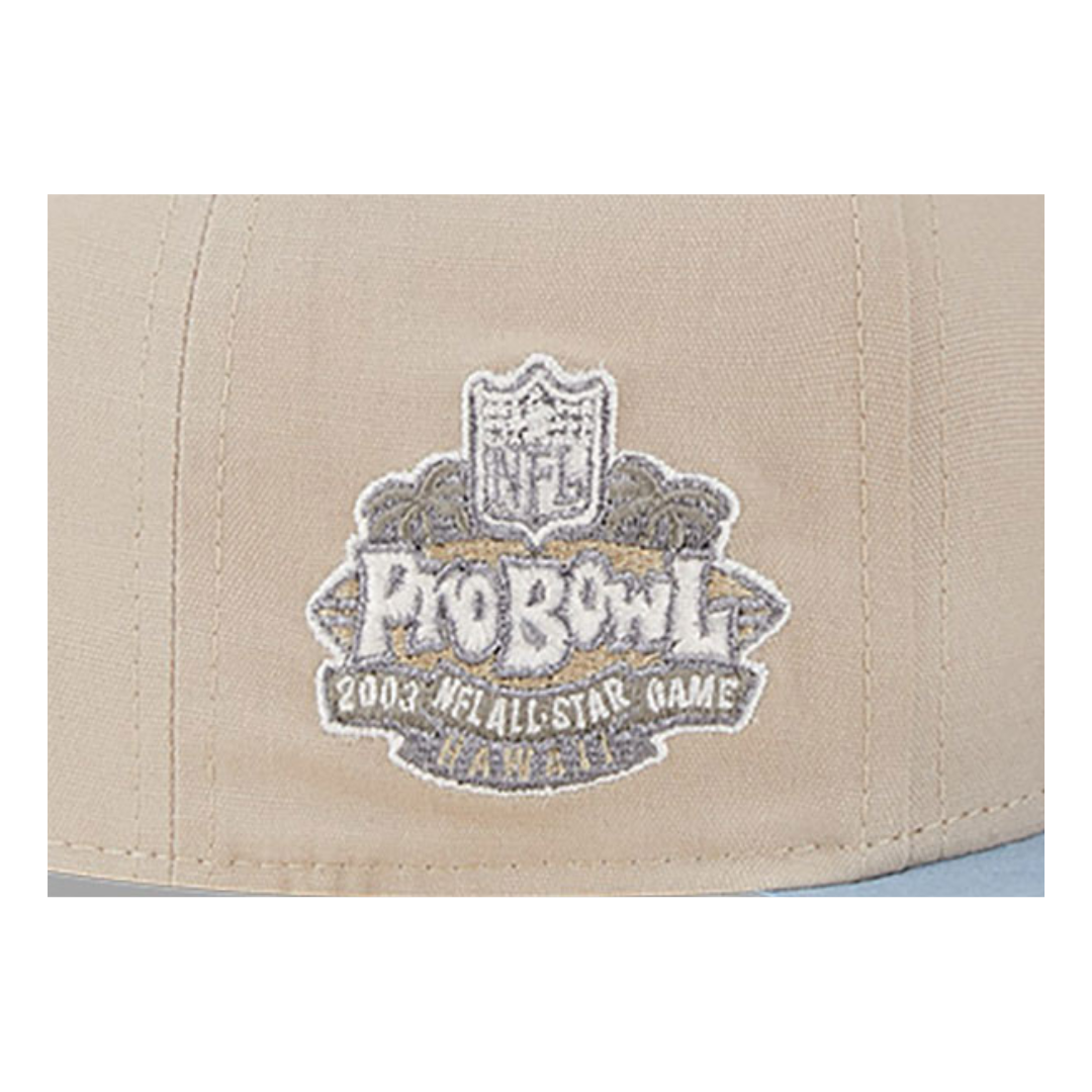 Kansas City Chiefs 2003 Pro Bowl Patch Twill New Era Stone 59FIFTY Fitted Hat