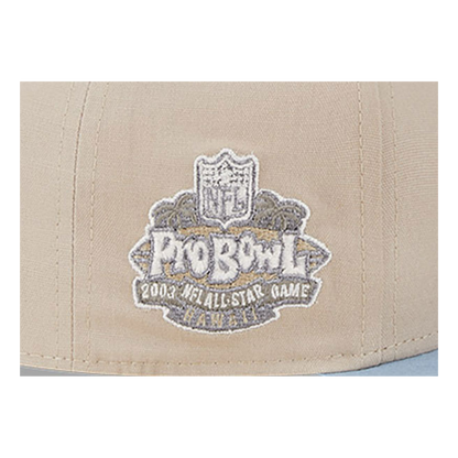 Kansas City Chiefs 2003 Pro Bowl Patch Twill New Era Stone 59FIFTY Fitted Hat