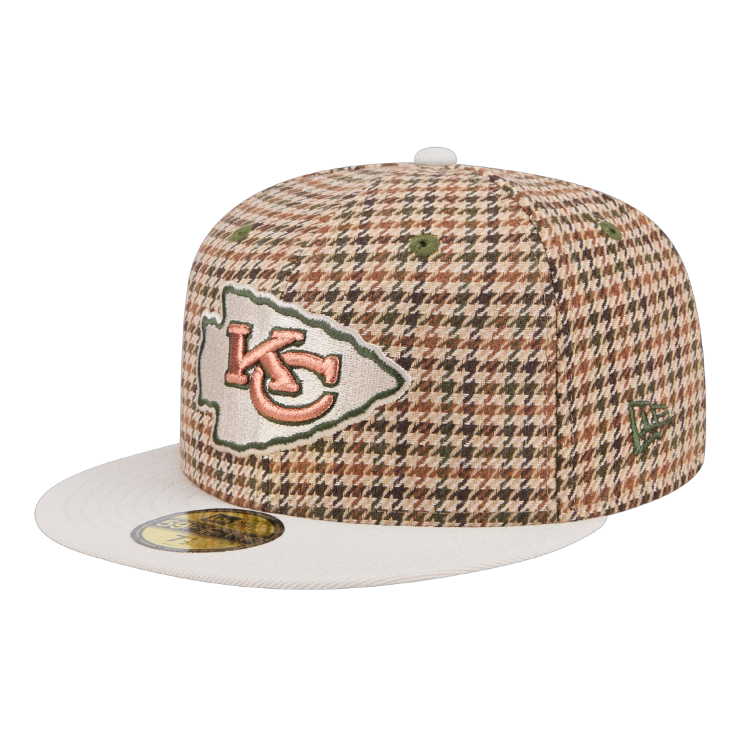 Kansas City Chiefs Houndstooth New Era 59FIFTY Fitted Hat