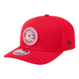 Kansas City Chiefs Patched New Era Red 9SEVENTY Stretch-Snap Hat