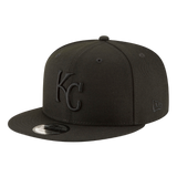 Kansas City Royals Black On Black New Era 9FIFTY Adjustable Snapback Hat