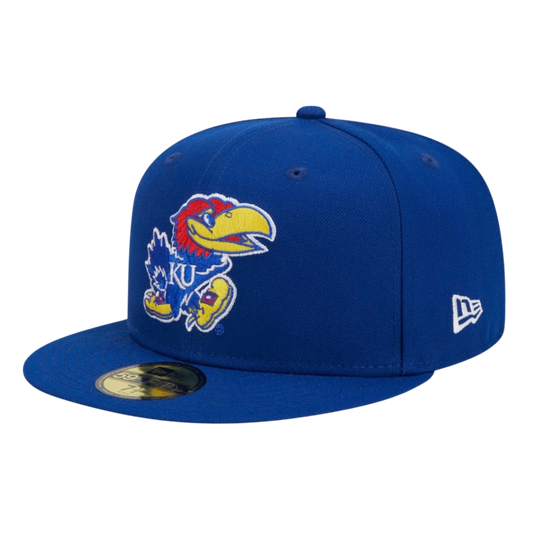 Kansas Jayhawks OTC New Era Pennant 59FIFTY Fitted Hat