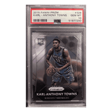 Karl-Anthony Towns PSA 10 2015 Panini Prizm Rookie RC Card #328