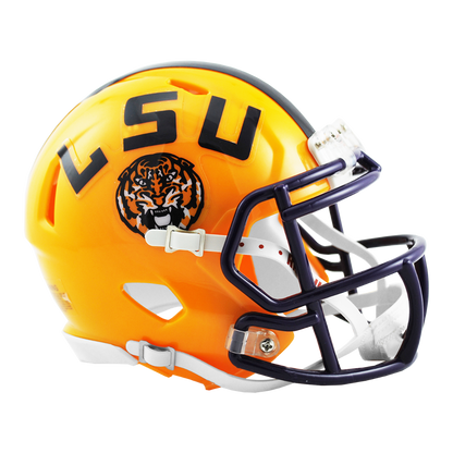 LSU Tigers Speed Riddell Mini Football Helmet