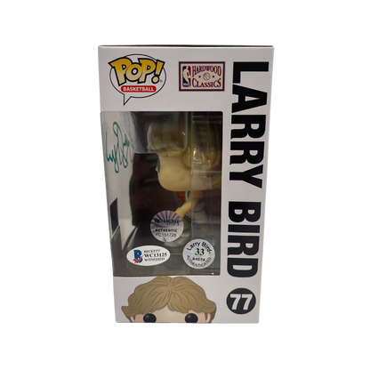 Larry Bird Boston Celtics Autographed Funko Pop - Beckett COA