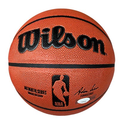 Larry Bird Boston Celtics Autographed Official Wilson Basketball - JSA COA