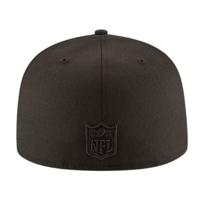 Las Vegas Raiders Black On Black New Era 59FIFTY Fitted Hat