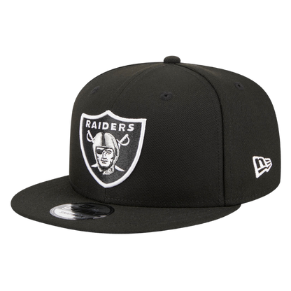 Las Vegas Raiders Super Bowl XVIII Patch New Era Black 9FIFTY Adjustable Snapback Hat