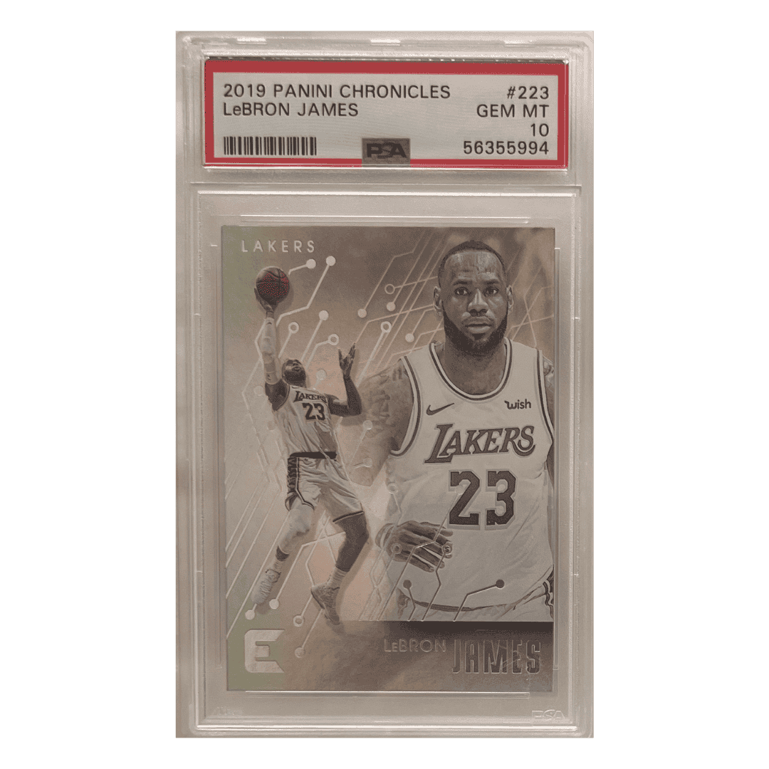 LeBron James PSA 10 2019 Panini Chronicles Card #223