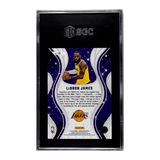 LeBron James SGC 9.5 2023-24 Donruss Magicians Blue/Green Holo Laser 21/35 Card #10