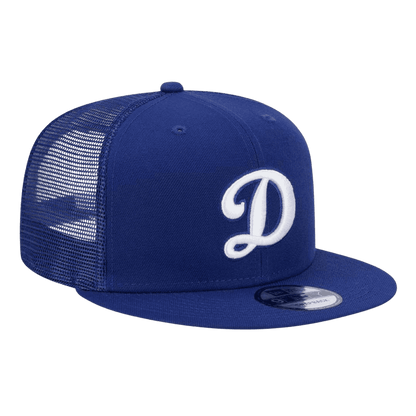 Los Angeles Dodgers Retro Trucker Meshback New Era Royal 9FIFTY Adjustable Snapback Hat