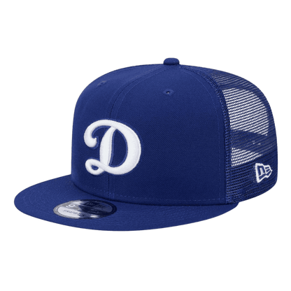 Los Angeles Dodgers Retro Trucker Meshback New Era Royal 9FIFTY Adjustable Snapback Hat