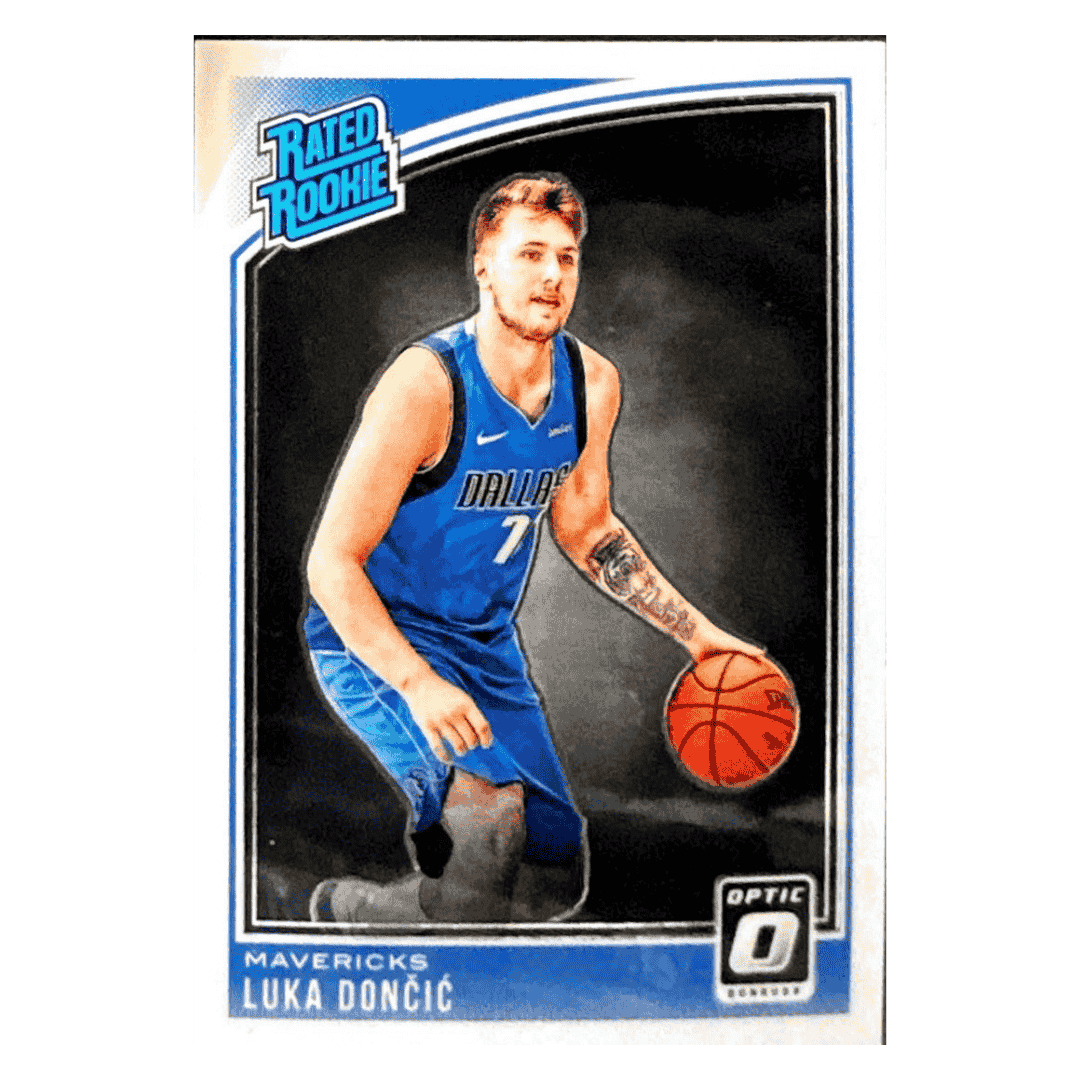 Luka Doncic 2018-19 Panini Donruss Optic Rated Rookie RC Card #177