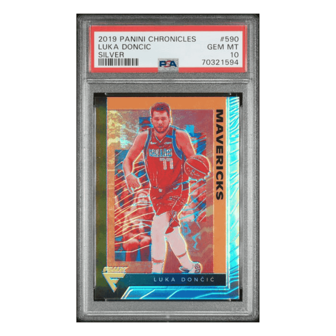 Luka Doncic PSA 10 2019 Panini Chronicles Silver Card #590