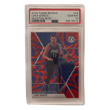 Luka Doncic PSA 10 2019 Panini Mosaic Reactive Blue Card #44