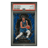 Luka Doncic PSA 10 2022 Panini Select Blue Disco Card #151