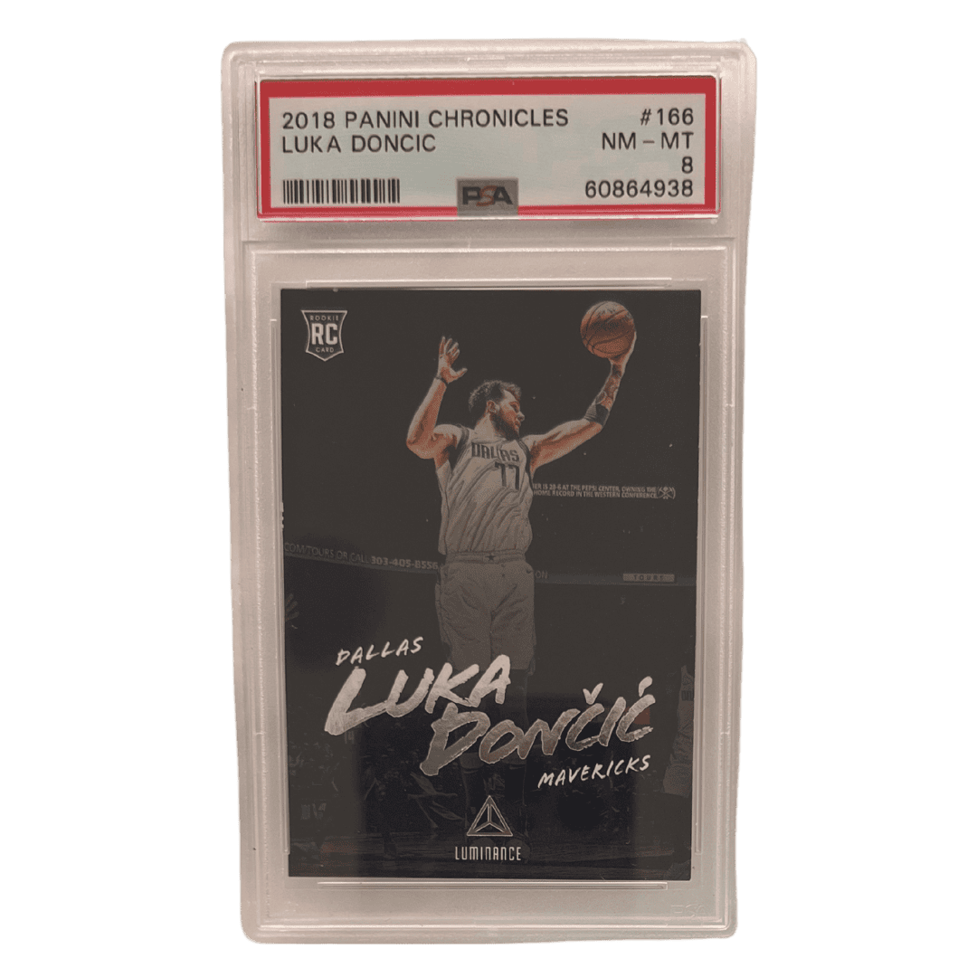 Luka Doncic PSA 8 2018 Panini Chronicles Rookie RC Card #166