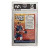 Luka Doncic PSA 8 2019 Panini Donruss Crunch Time Card #10