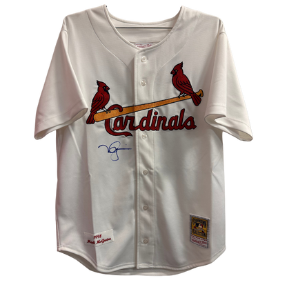 Mark McGwire St Louis Cardinals Autographed Authentic Cooperstown Collection Mitchell and Ness Jersey - JSA COA