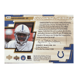 Marvin Harrison 2000 Upper Deck Game Jersey Autograph Patch Card #MH-A