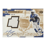 Marvin Harrison 2000 Upper Deck Game Jersey Autograph Patch Card #MH-A