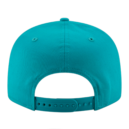 Miami Dolphins Basic OTC New Era Teal 9FIFTY Adjustable Snapback Hat