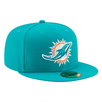 Miami Dolphins Teal Breeze New Era 59FIFTY Fitted Hat