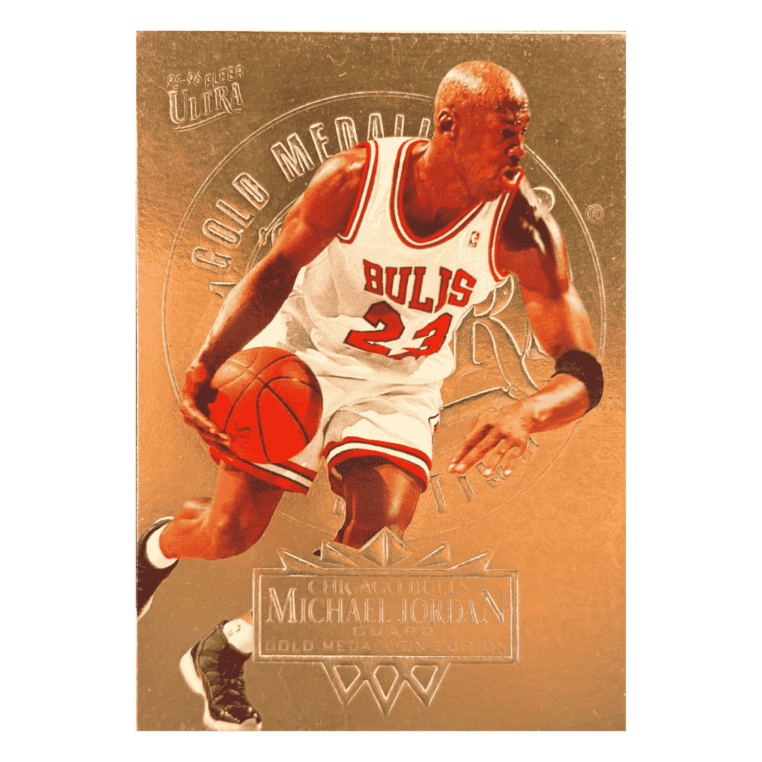 Michael Jordan 1995-96 Fleer Ultra Gold Medallion Edition Card #25