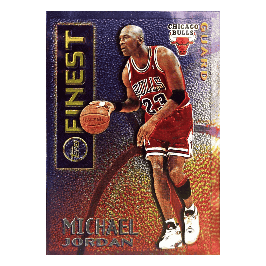 Michael Jordan 1995-96 Topps Finest Mystery Card #M1 Borderless